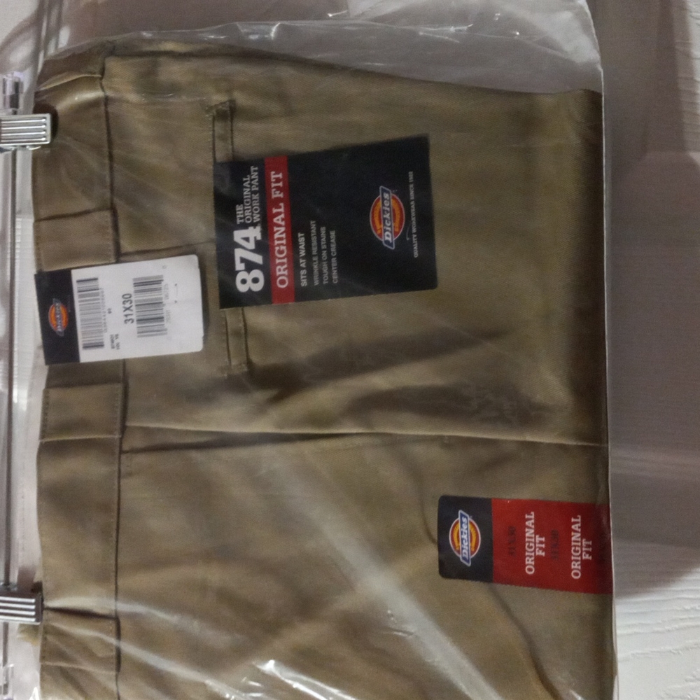 Dickies men's pants kacki NWT